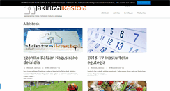 Desktop Screenshot of jakintza.net